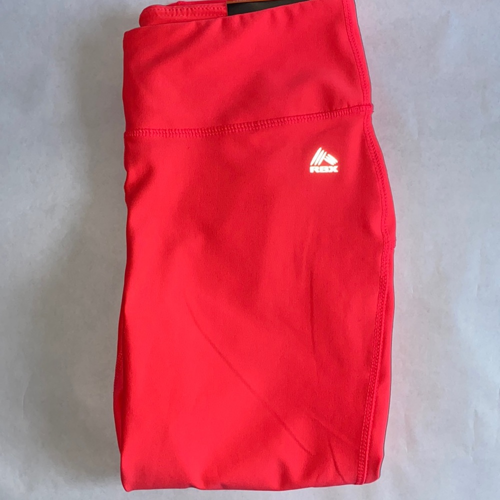 Fluorescent pink 22” Running Capris - RBX NWT - L